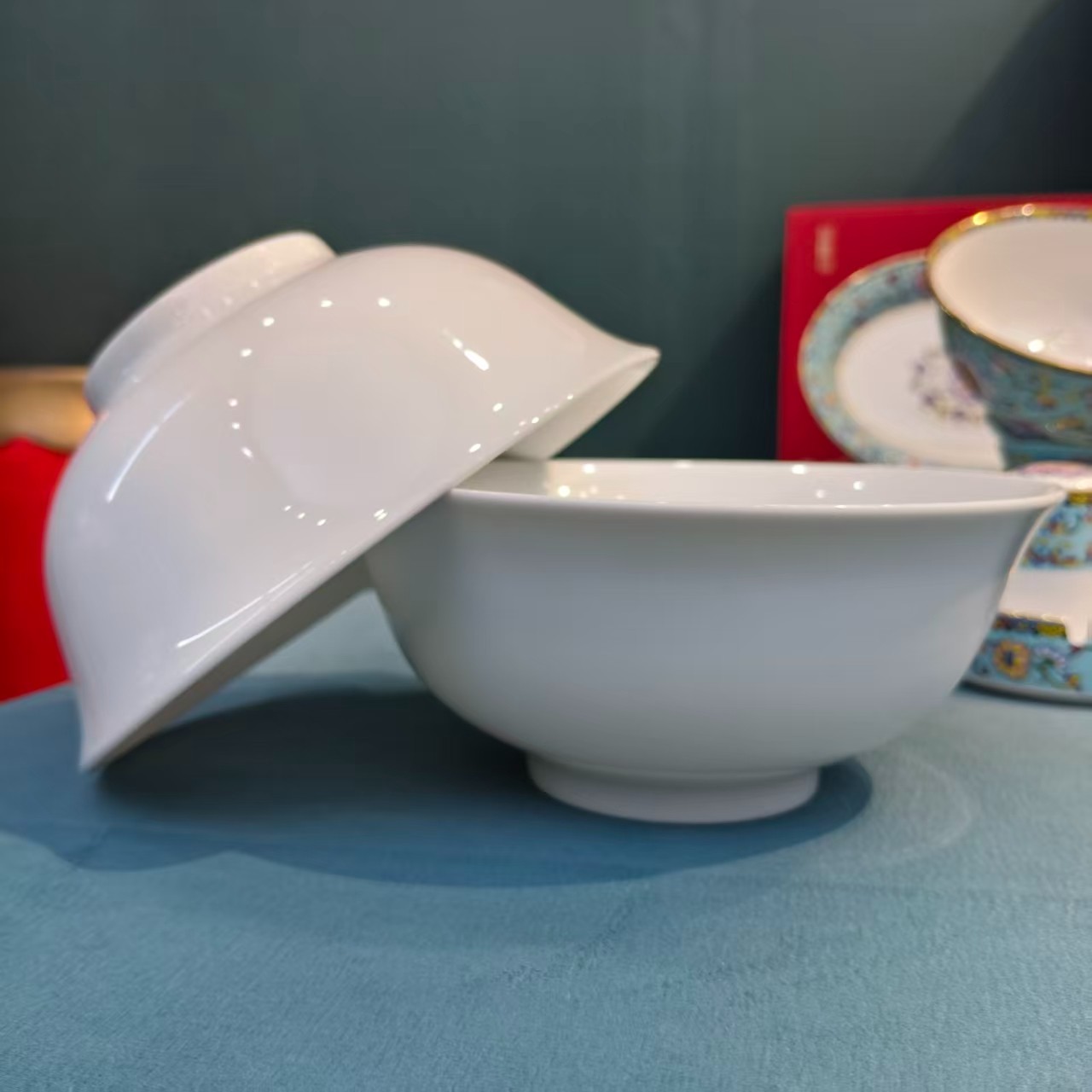 景德镇餐具【微瑕尾货】高白泥7英寸面碗