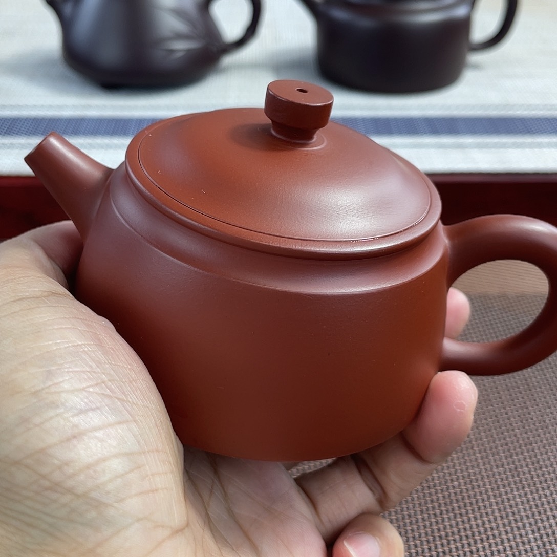 朱泥壶原矿朱泥金钟器型