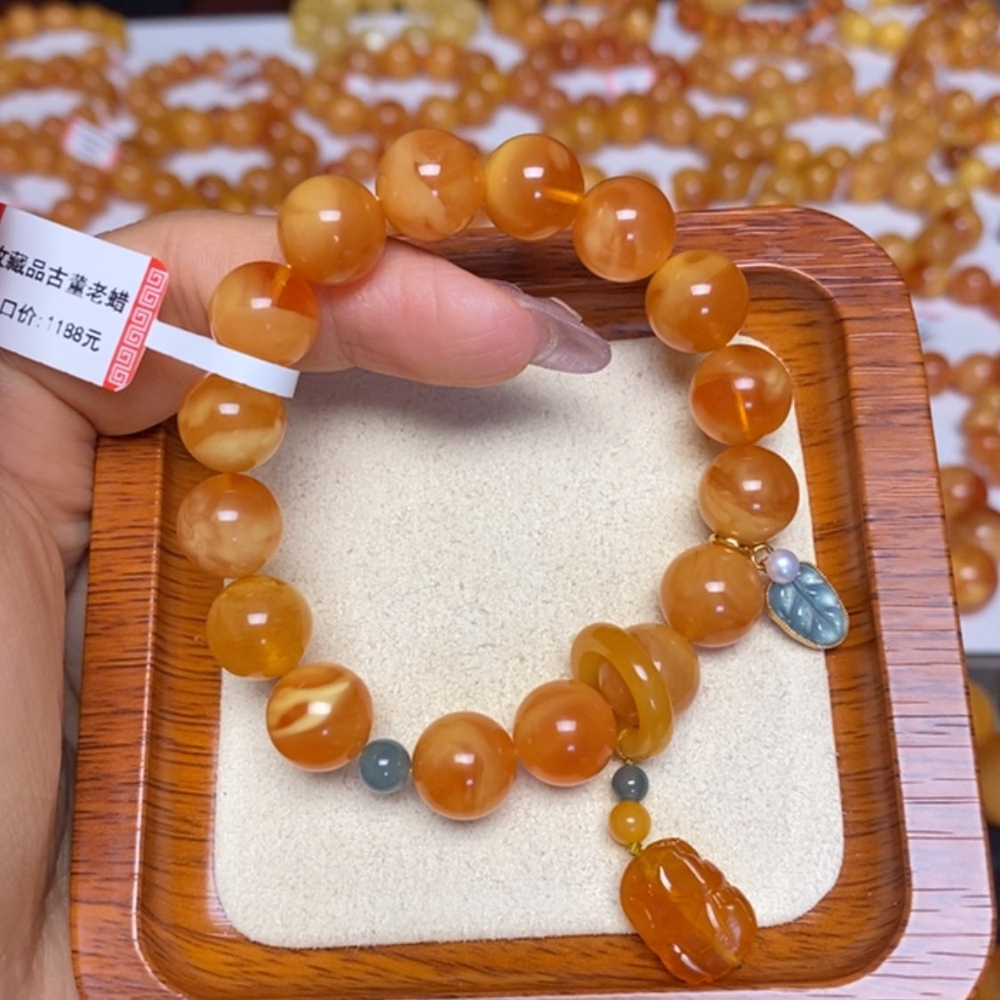 【闪购商品】未镶嵌蜜蜡手链手串