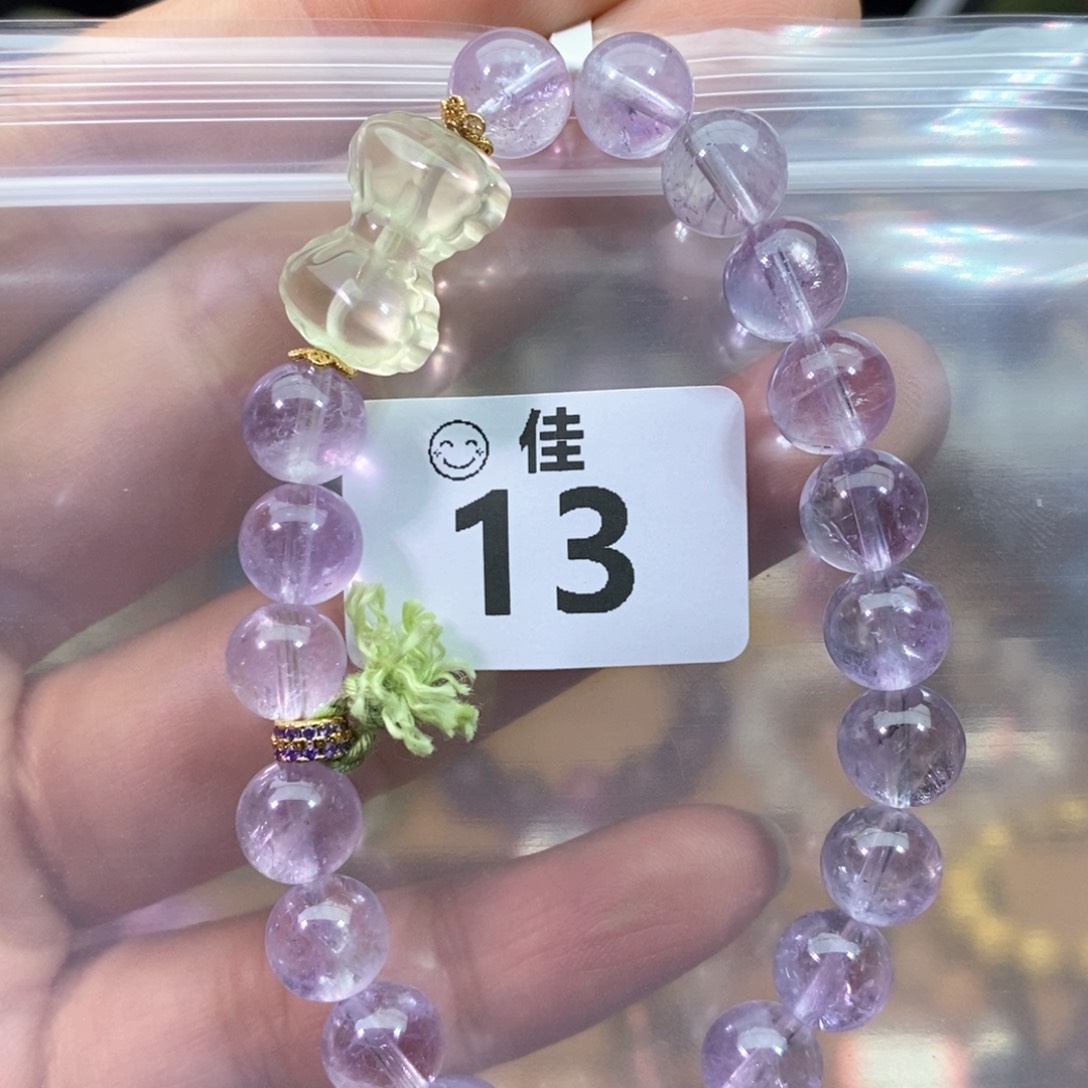 水晶手串未镶嵌多样性发一