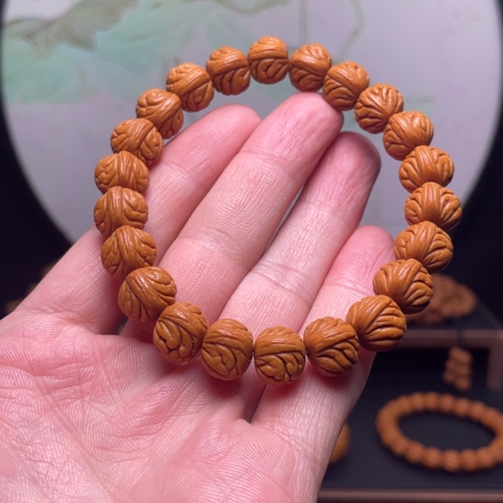 手串桃核12暴龙火焰手串