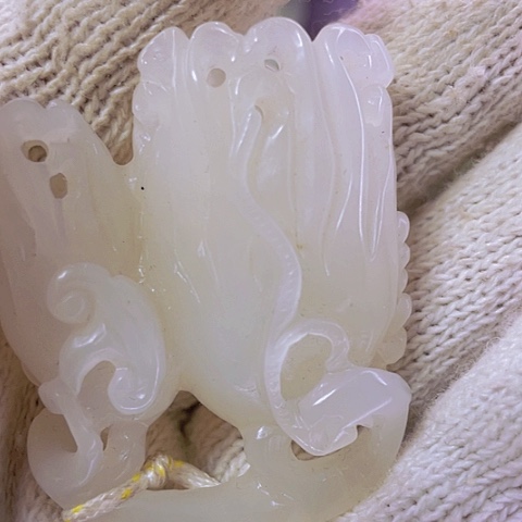 和田玉（白玉）挂件未镶嵌