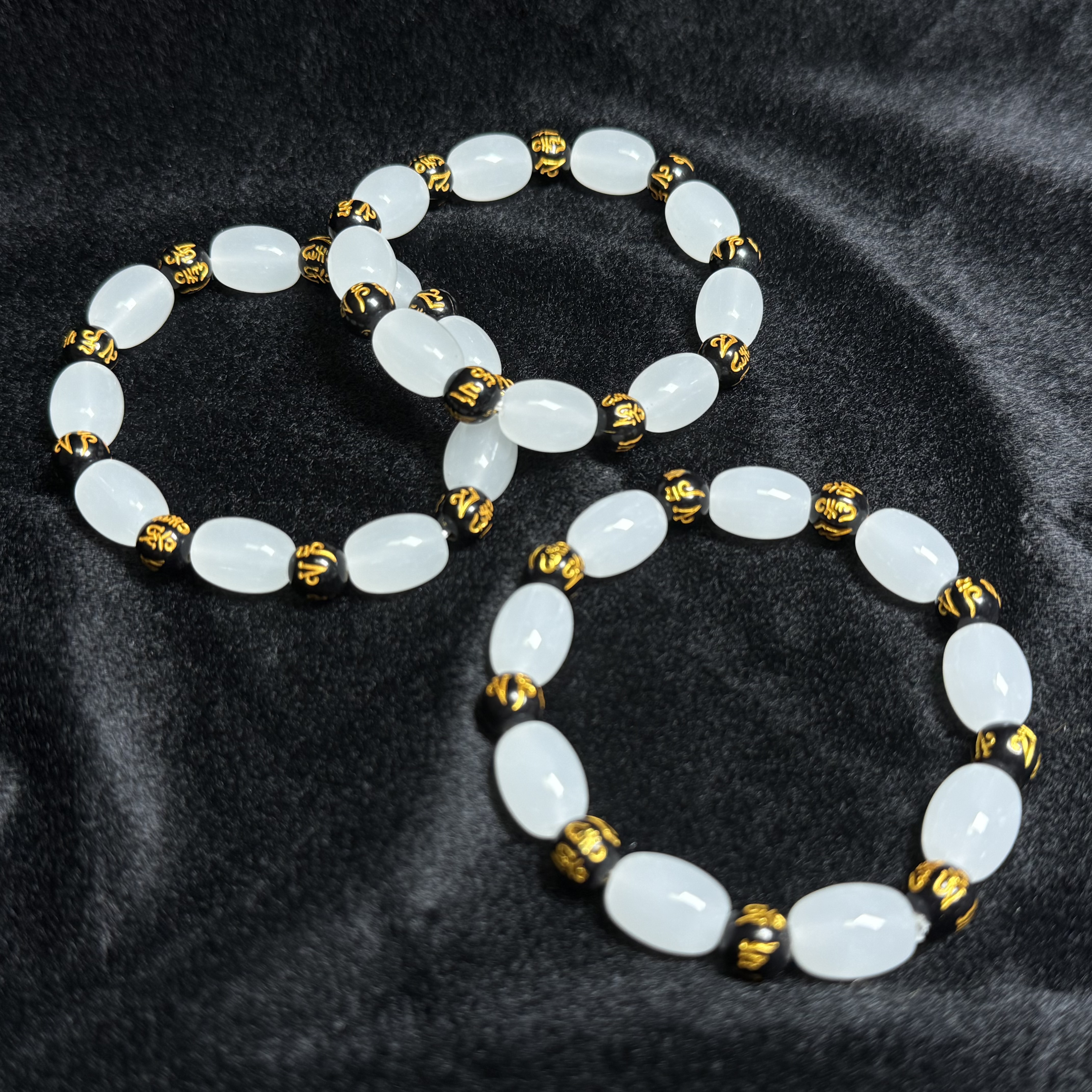 非金属珐琅手链 A0105 轻奢设计款单串