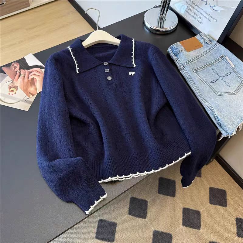 【1057 毛衣】宽松针织冬季毛针织衫时尚长袖休闲风