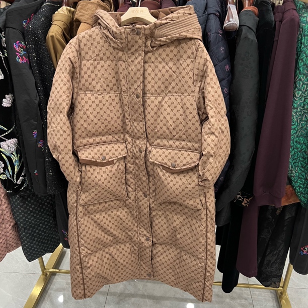 2025冬季新款6526中长款休闲时尚女士外套