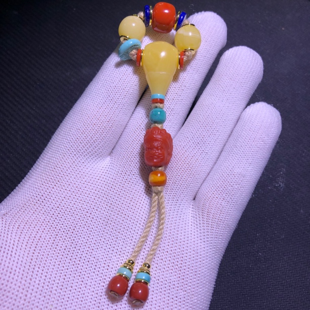 带松石进阶版配10--7的串，蜜蜡南红松石青金石，多样性发货发一套