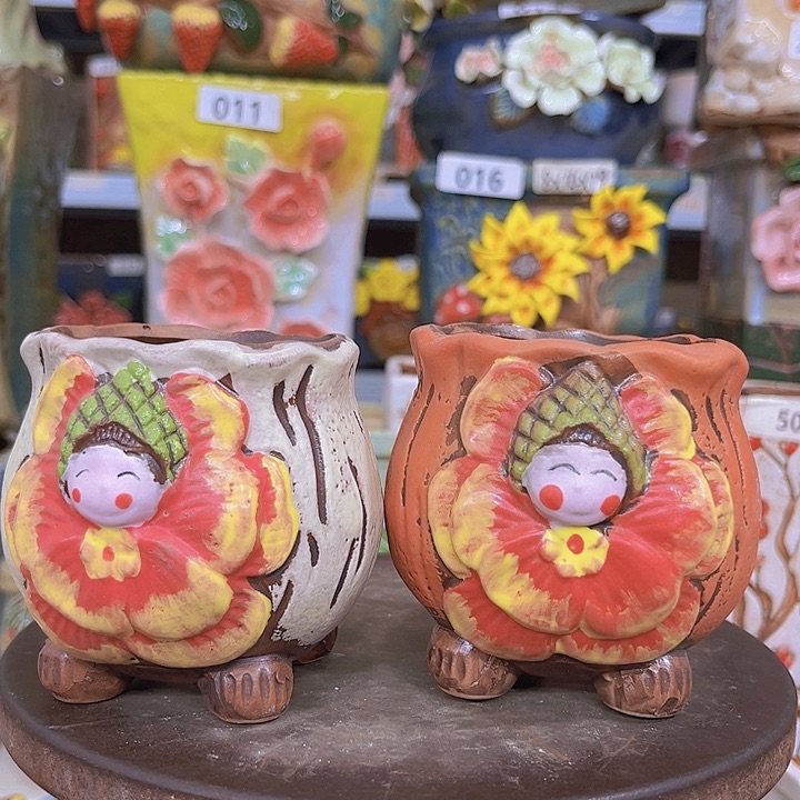 紫砂花盆陶瓷制品