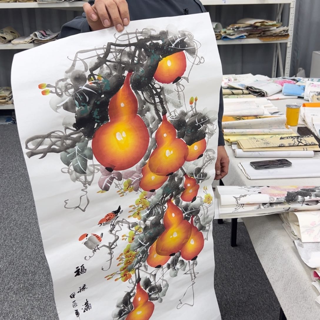 国画纯手绘字画宣纸