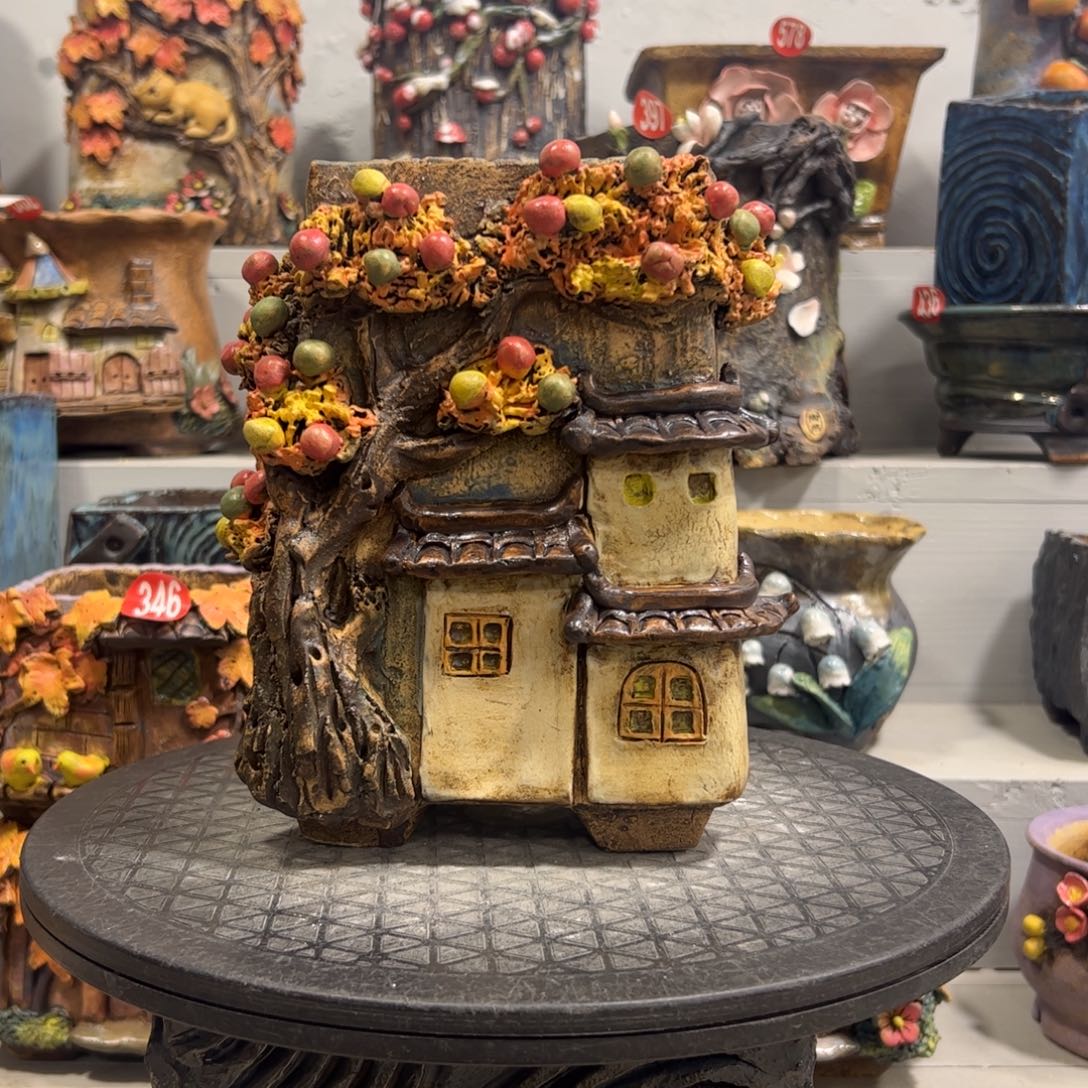 1 号陶然花盆手工花盆