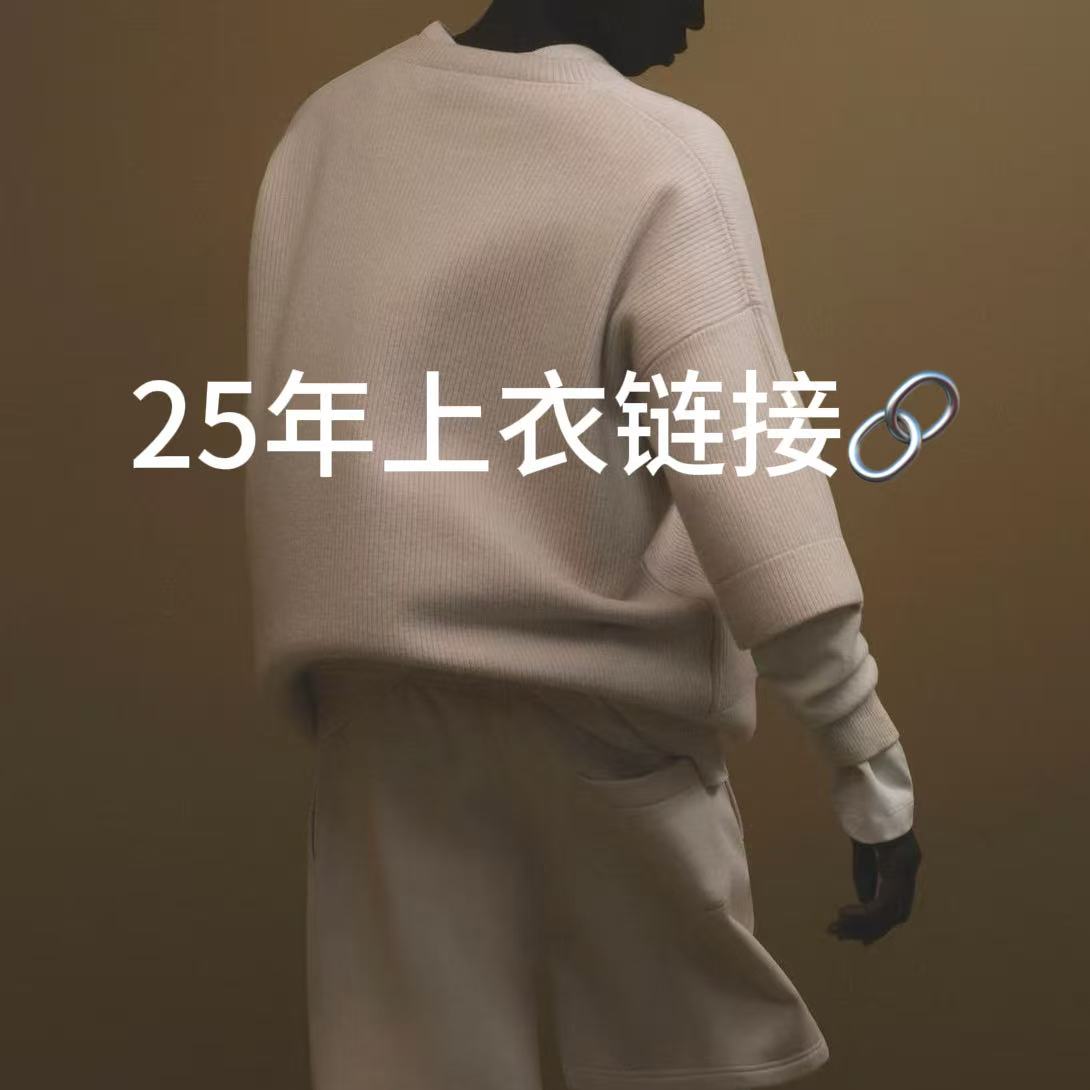 2025新款秋冬网红洋气炸街男装休闲百搭保暖打底上衣链接时尚宽松