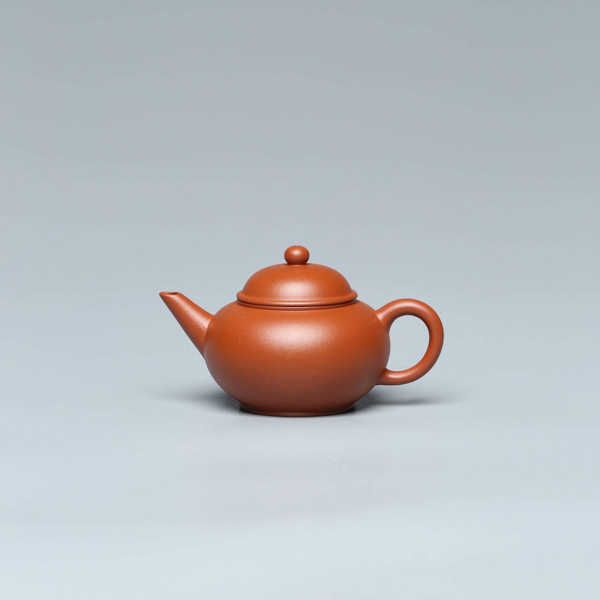 THX24【铁画轩】毛顺平 朱泥标平 小煤窑嫩朱泥  140cc 紫砂壶 