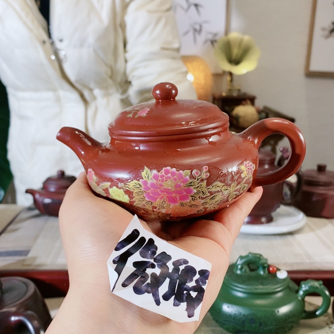 紫砂茶壶宜兴紫砂壶甩出吃货
