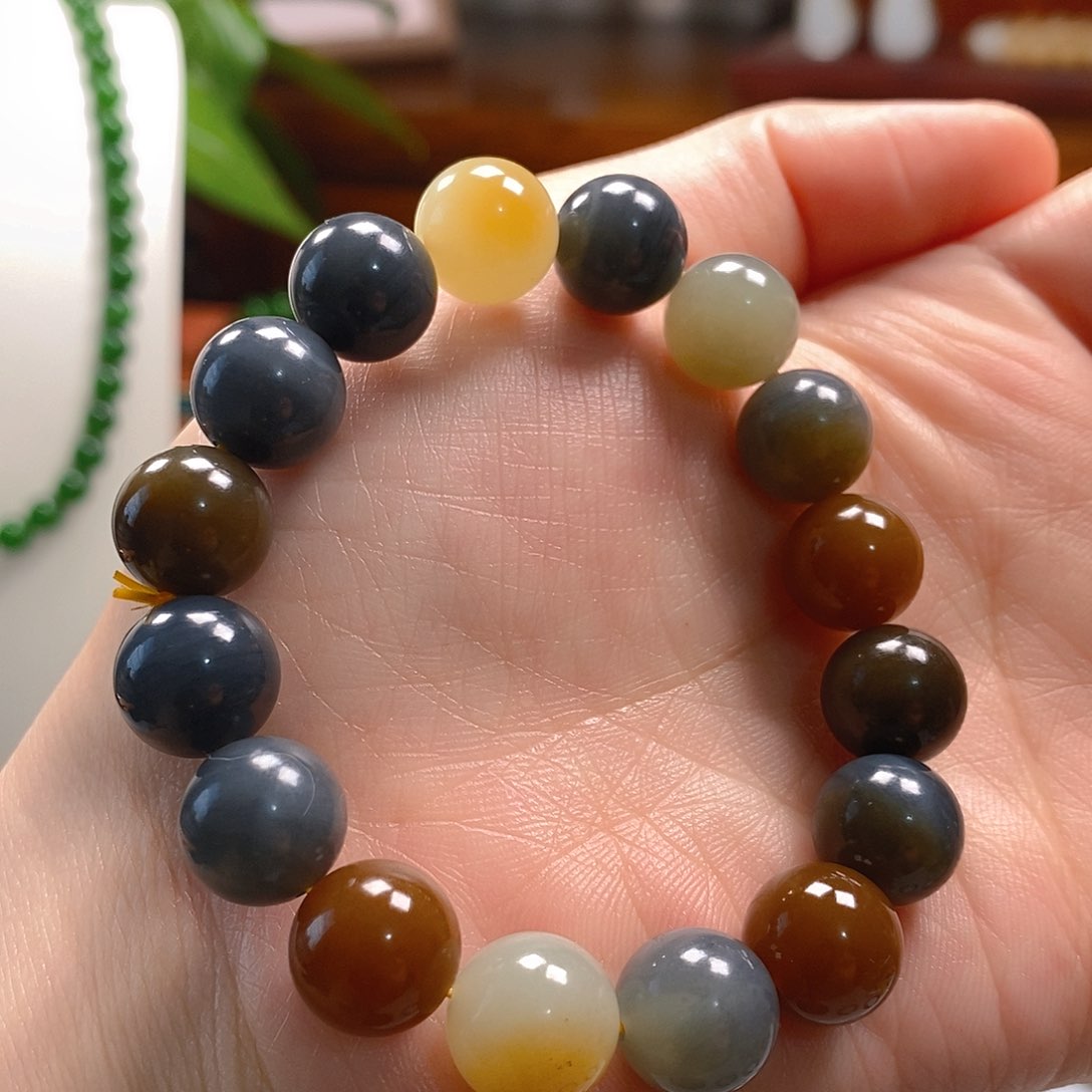 和田玉手串未镶嵌