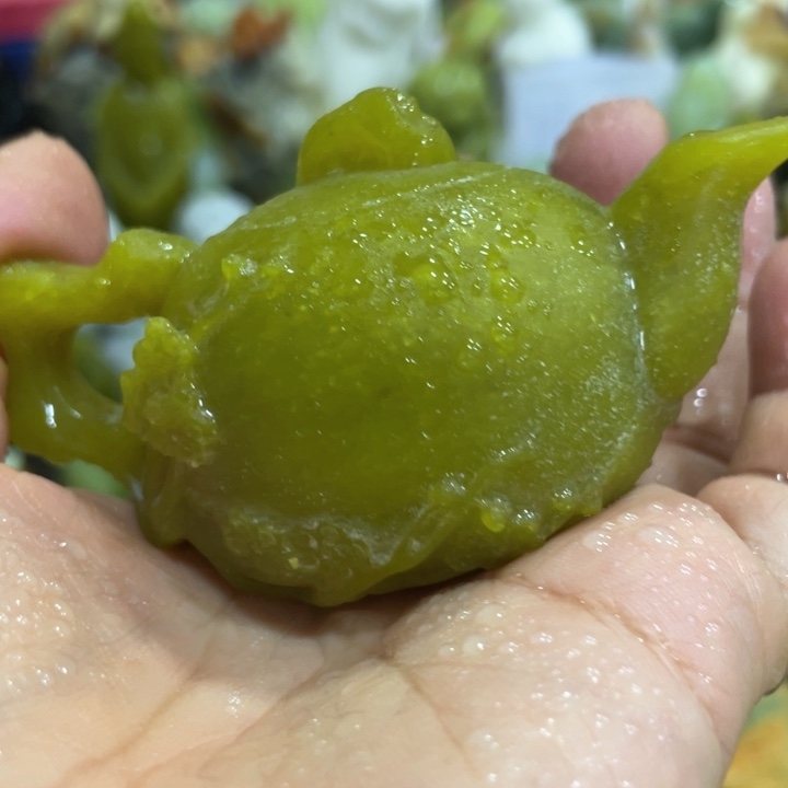 蛇纹石玉未镶嵌天然岫玉