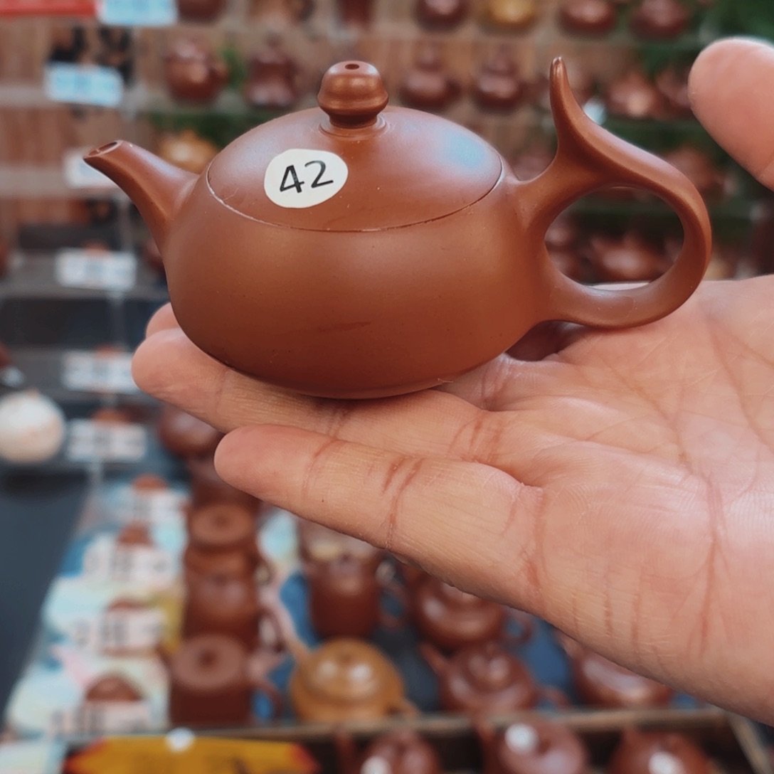 紫砂茶壶朱泥茶壶微瑕50C