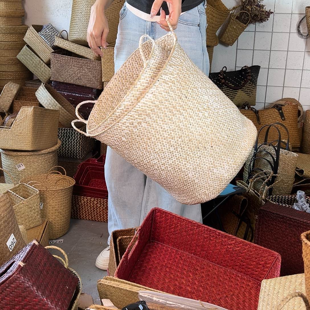 草编草编包/草编收纳盒微瑕疵