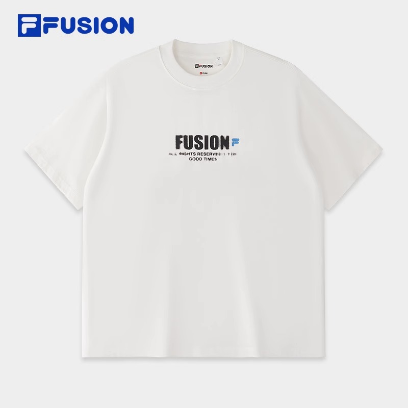 【潮牌】FILA斐乐情侣款2025夏季百搭时尚运动短袖T恤T11U523107F