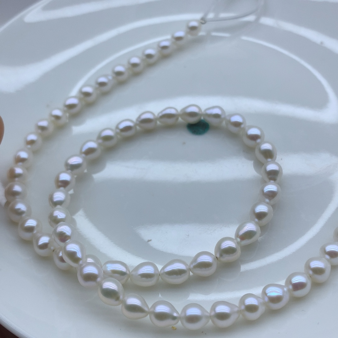 淡水珍珠颈饰银S925镶嵌