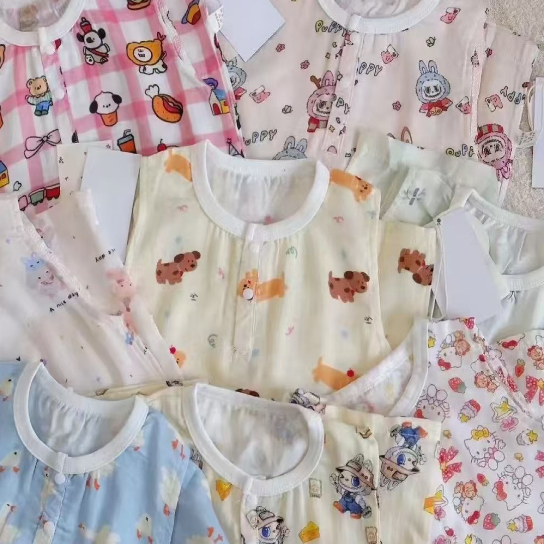 婴幼儿长爬通用C类短爬A类爬服家居服宝宝少女风