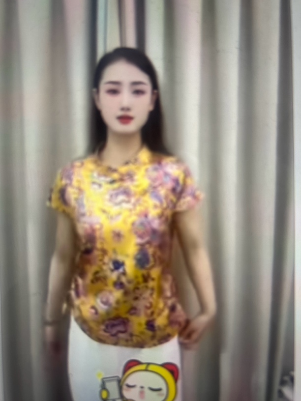 17号国风短袖衬衫夏季女装盘扣提花上衣