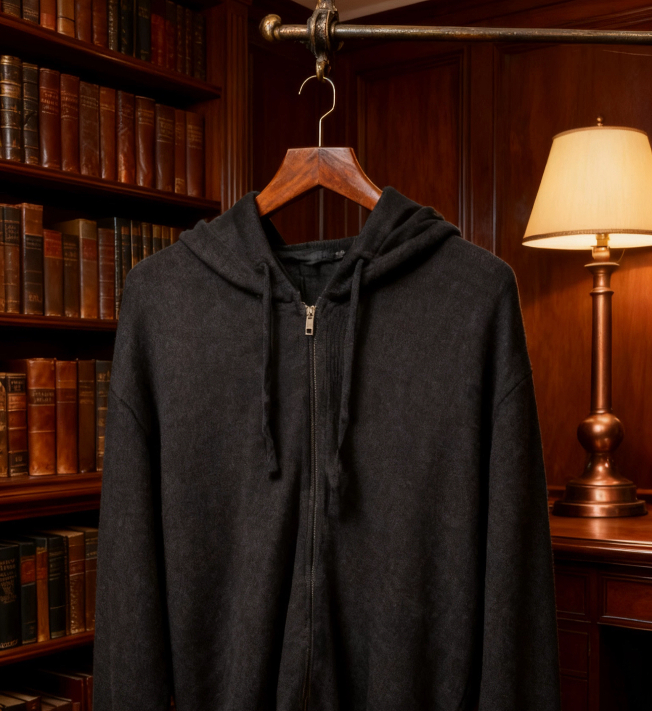 A2#MUDDY老钱风重磅毛衣开衫拉链外套重磅男装