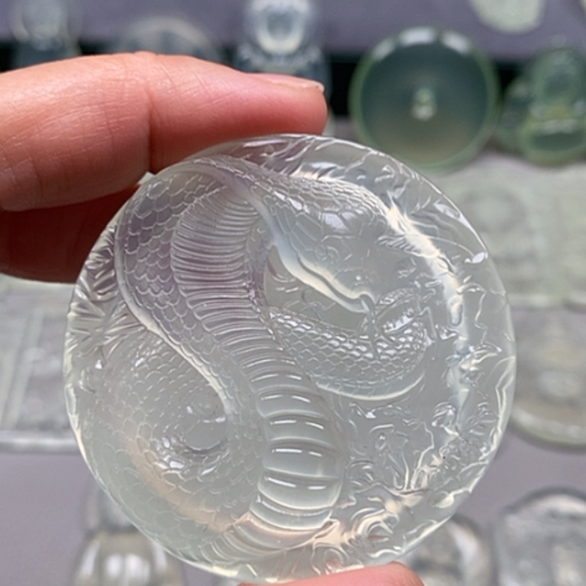 【闪购商品】岫玉吊坠(不含链)未镶嵌