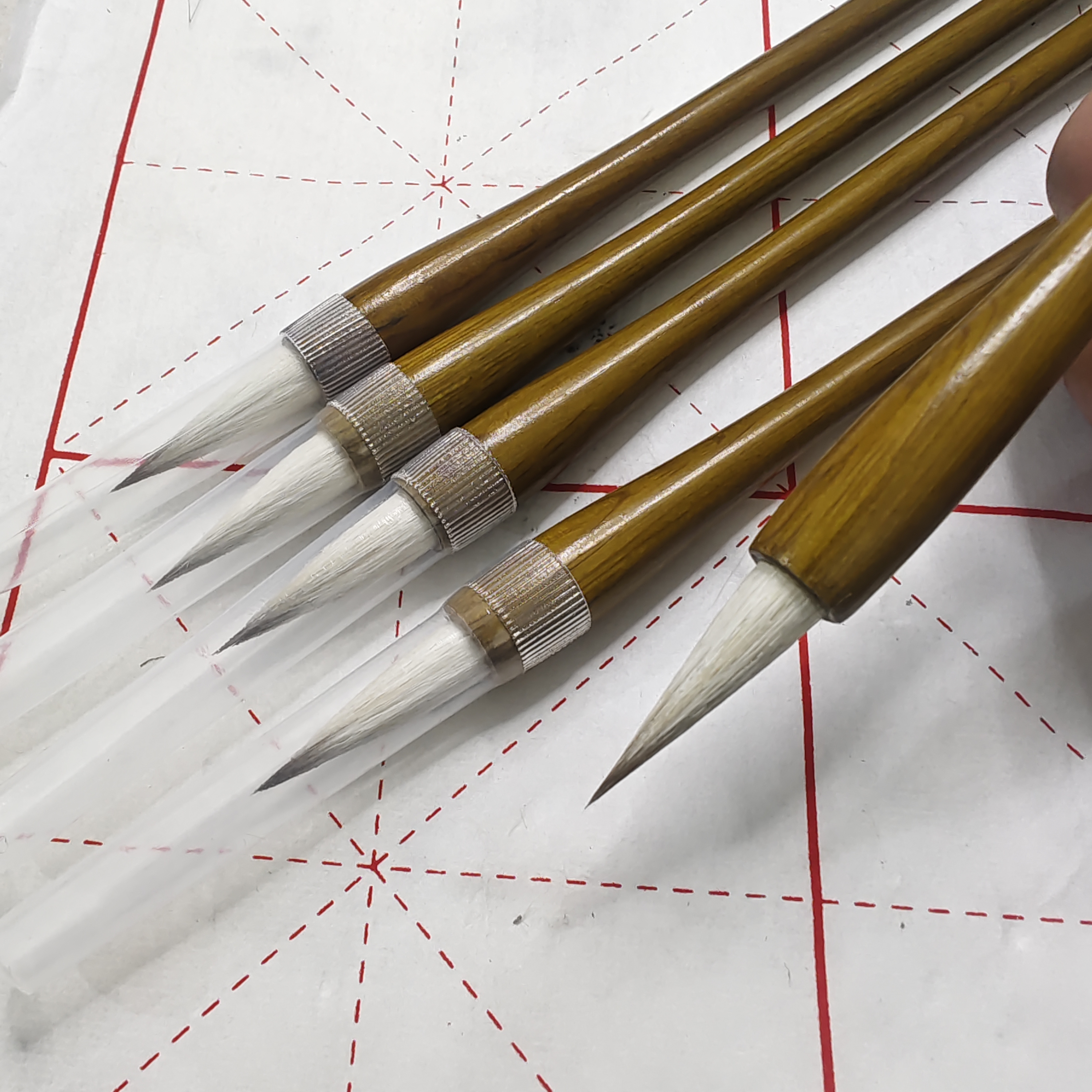 （邹小清笔庄）5支小号念旧  高品质兼毫弹性适中 