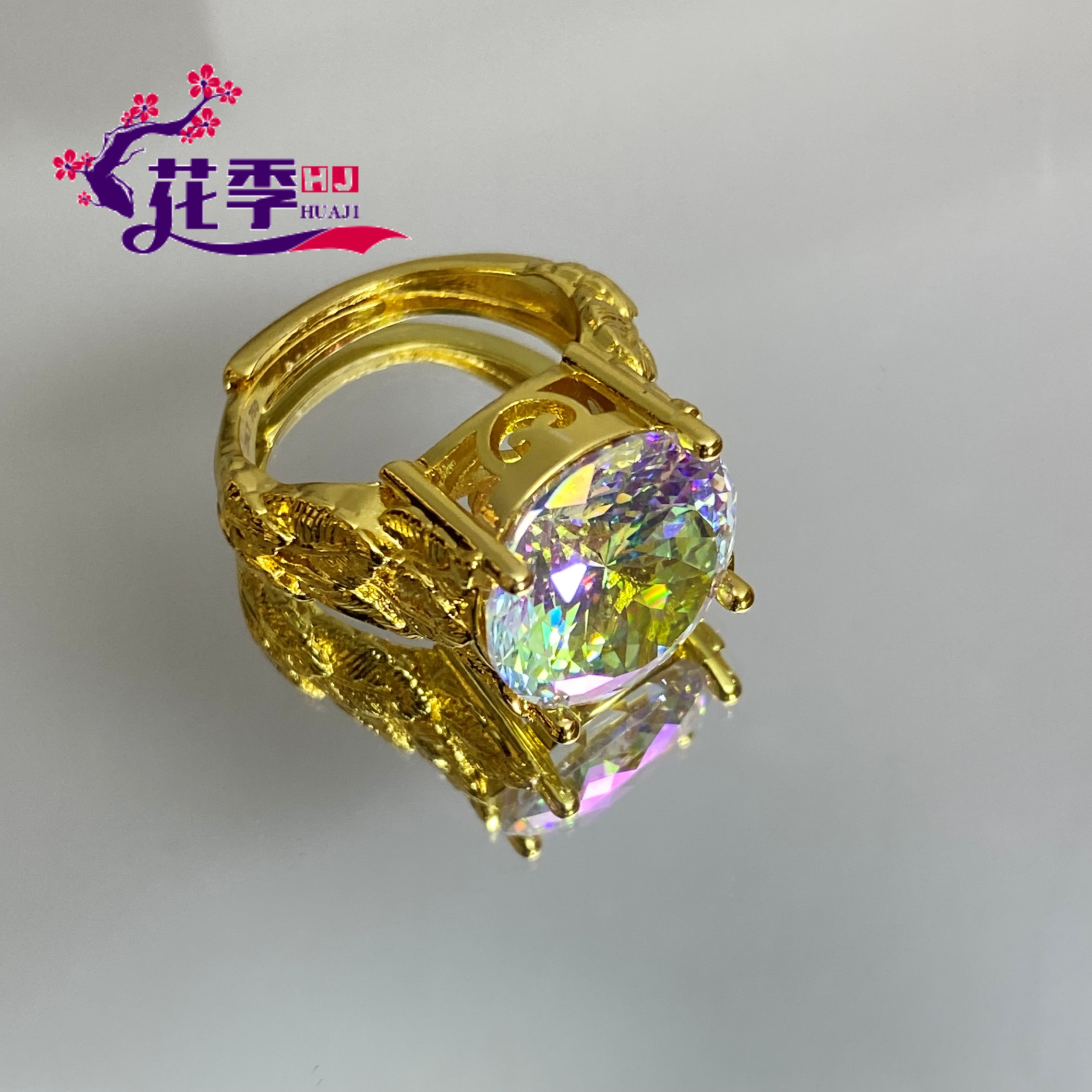 【花季】 原创炫彩强荧光戒指M272