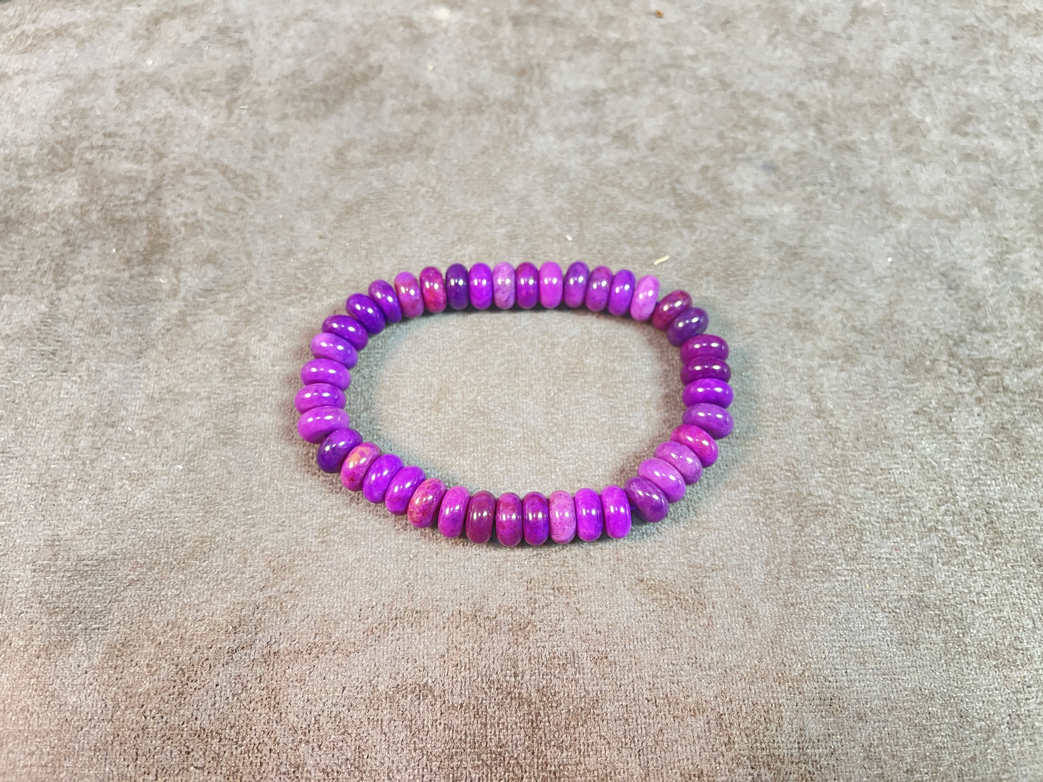 可塘工厂老料樱花紫丝绒算盘珠多样性发一个 LL035