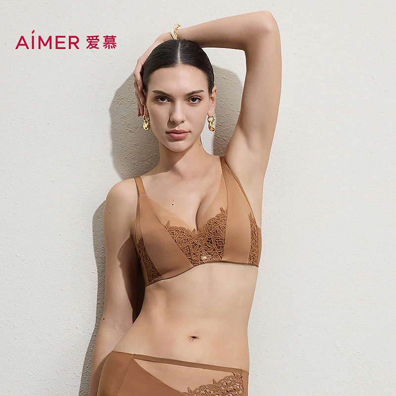 爱慕仪式贴贴4/4三明治薄模杯文胸AM11D081