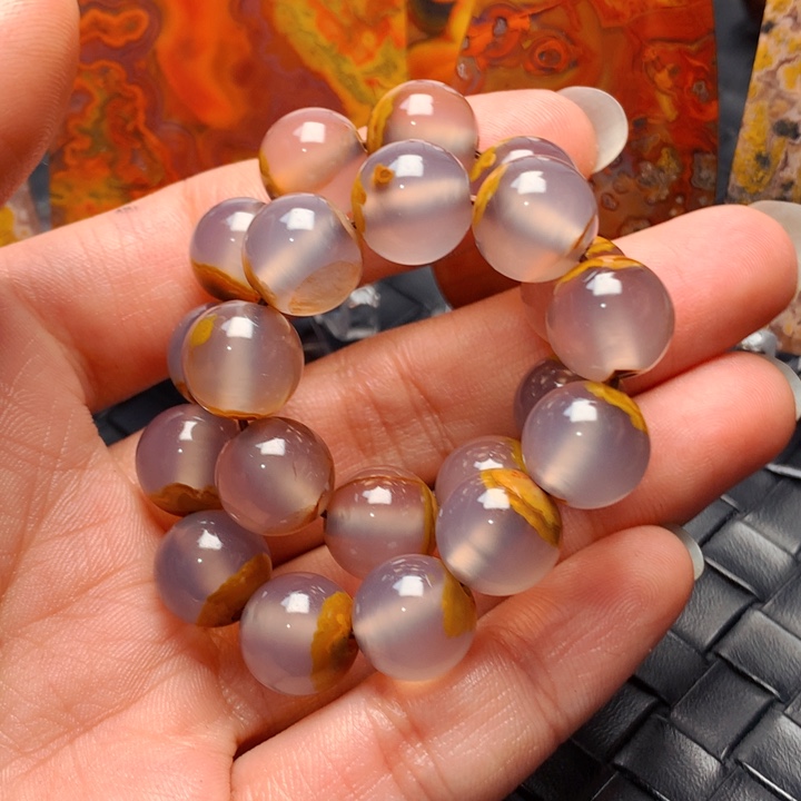 玛瑙/玉髓颈饰未镶嵌用****3