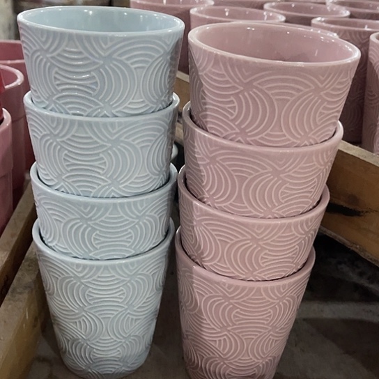 多肉绿植陶瓷花盆9.9包邮，有孔