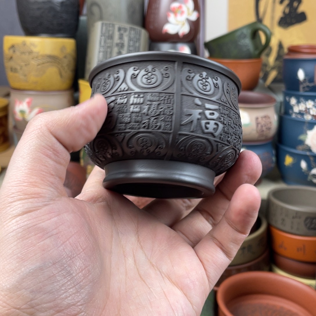 紫砂茶杯紫砂茶杯