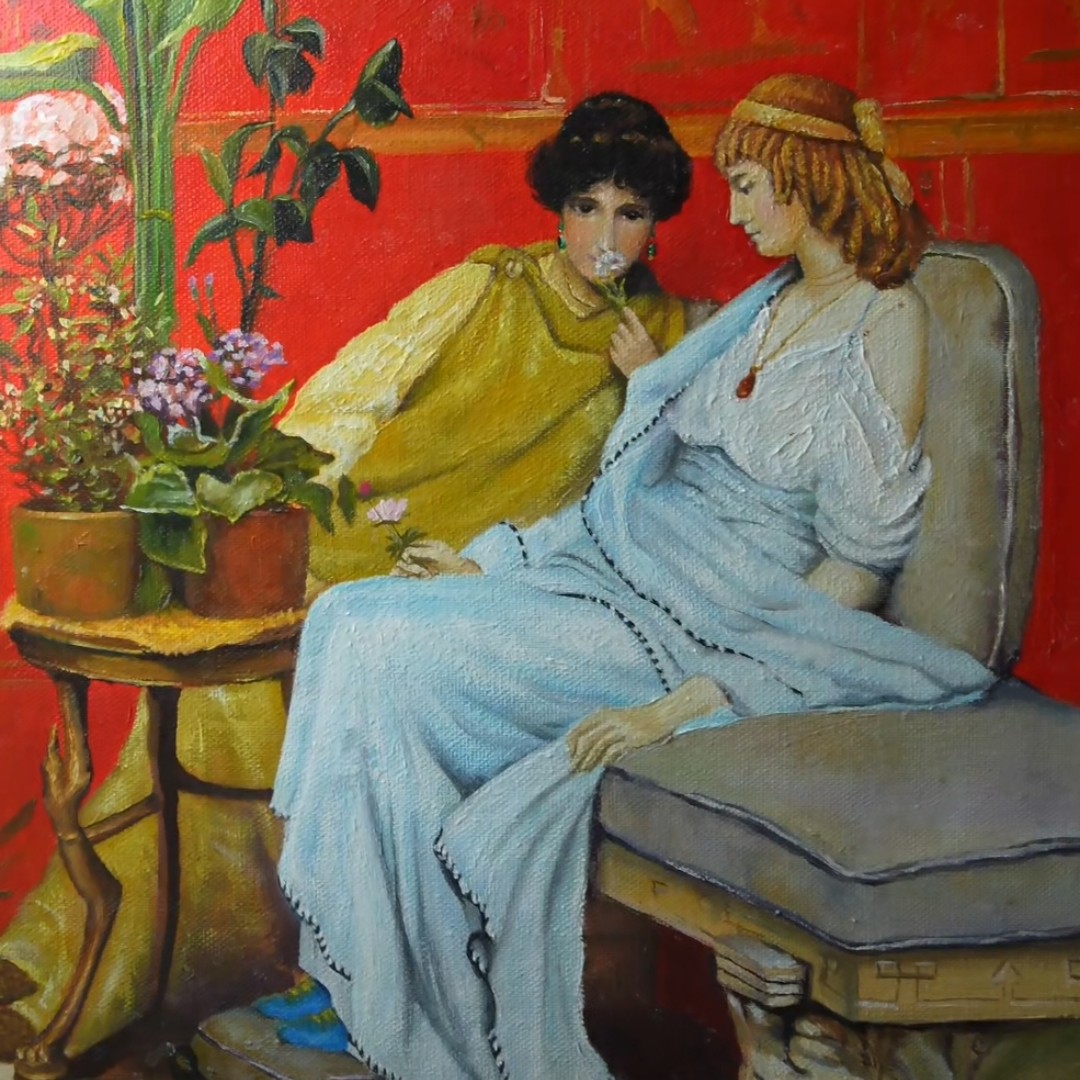 小潘画的油画 软装 装饰画。全手绘