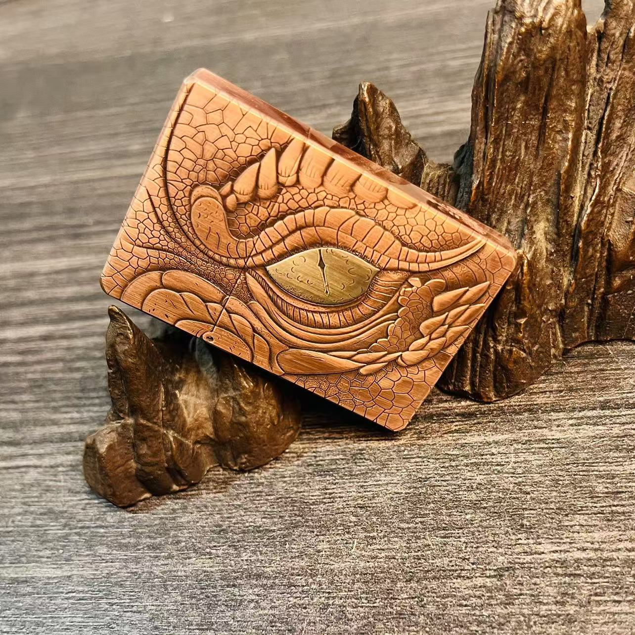 帕伽尼紫铜龙眼白铜镶嵌3500打火机