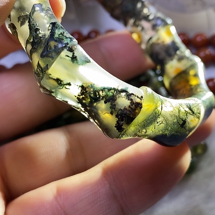 玛瑙/玉髓颈饰未镶嵌散**生