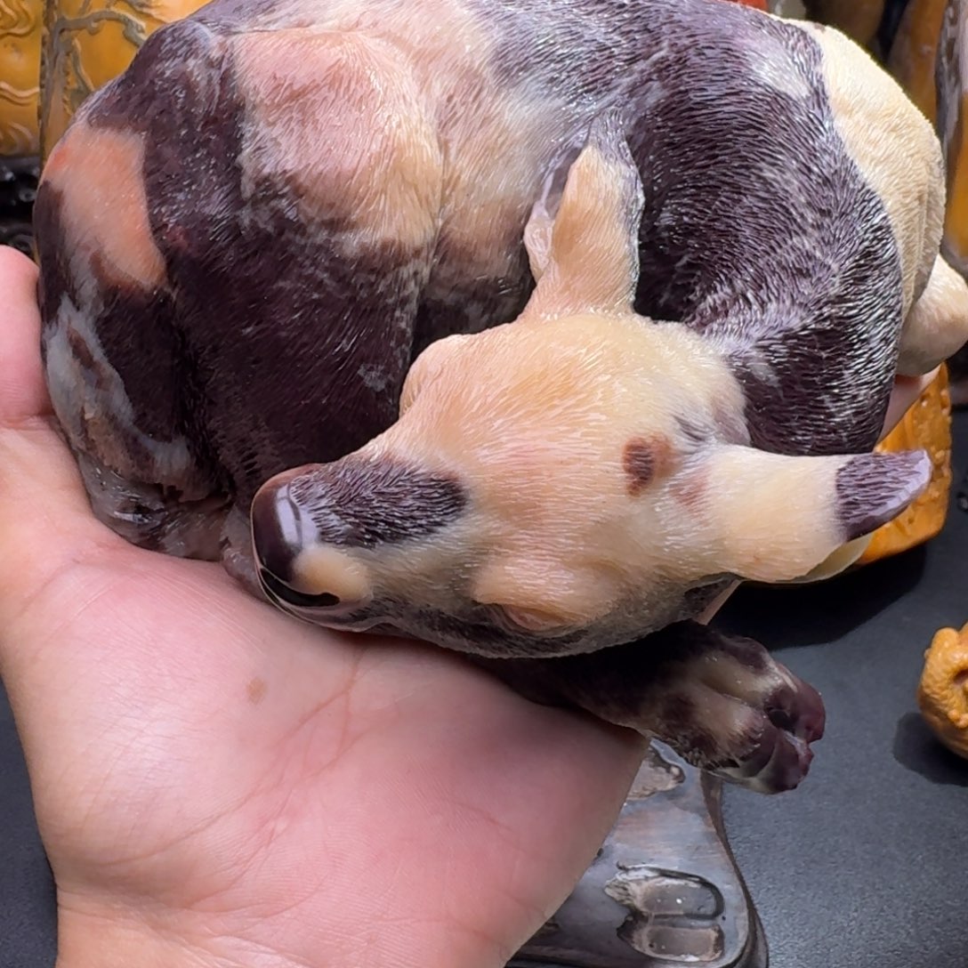 小***石寿山石手工艺作品 巧色巧雕 