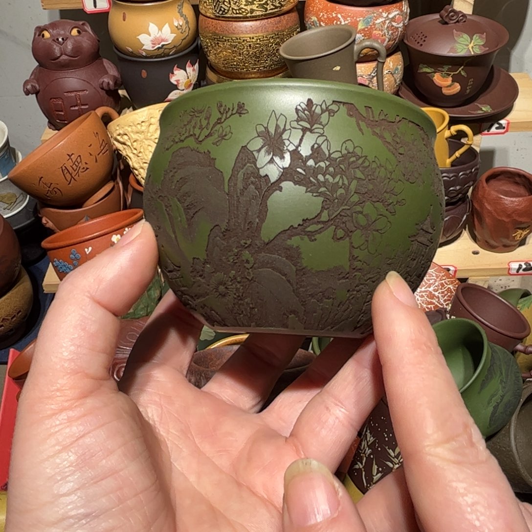 紫砂茶杯宜兴紫砂主人杯