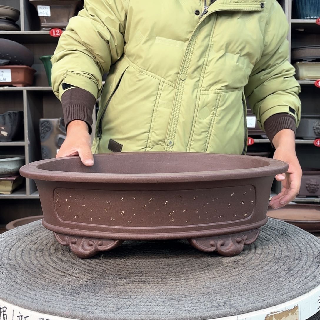 紫砂花盆装**1紫砂的味道很浓