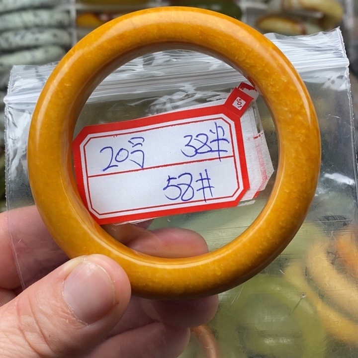 未镶嵌蛇纹石玉手绳