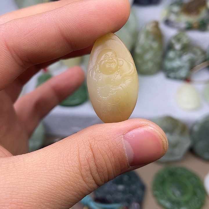 和田玉吊坠(不含链)未镶嵌