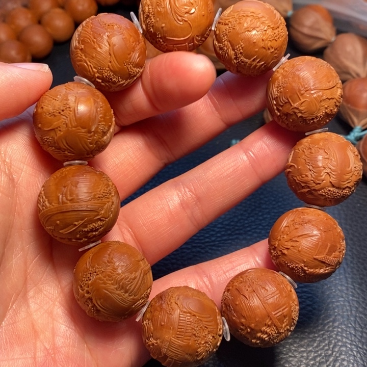 橄榄核手串/手链别**蝎风景手串