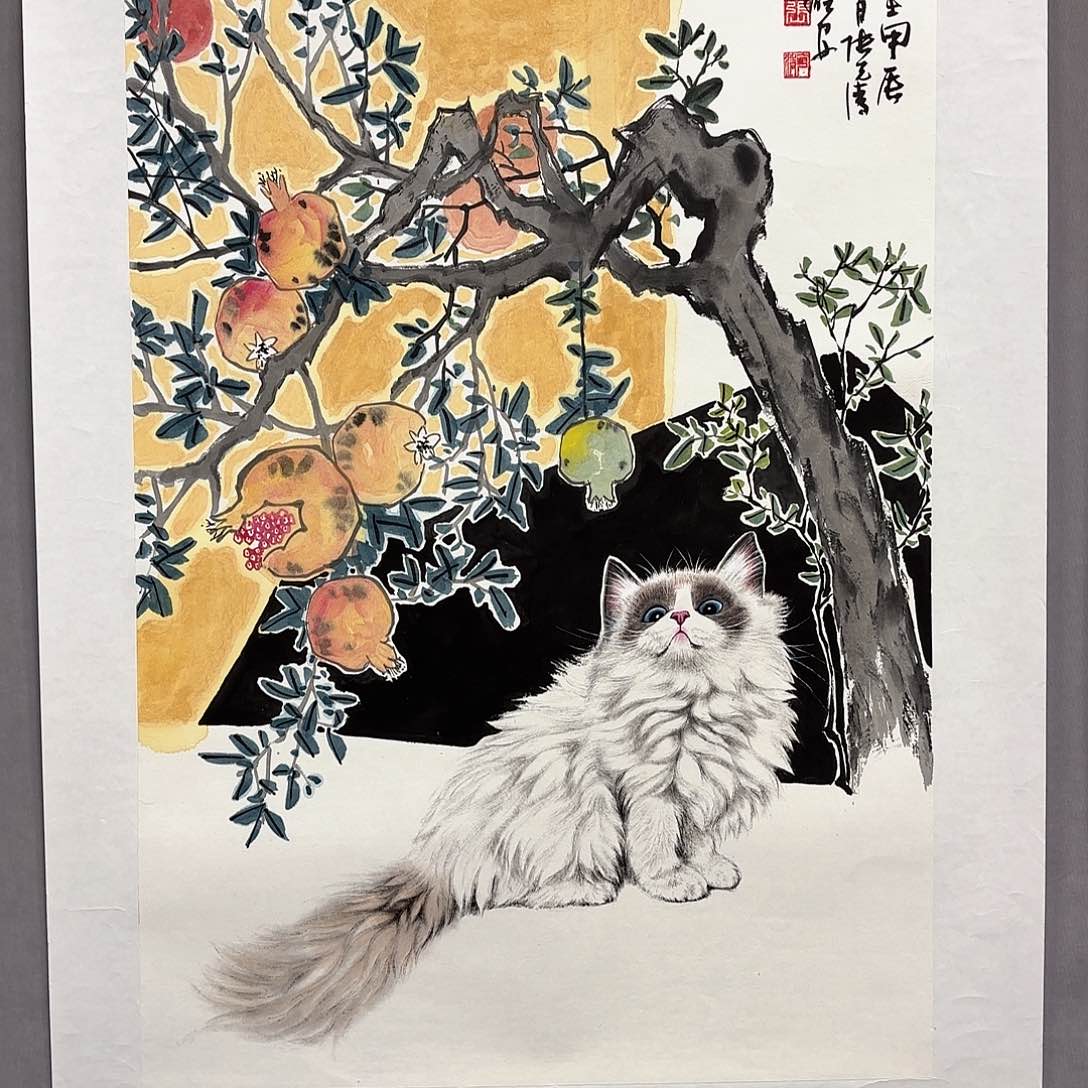 国画国画纯手绘作品请放心去藏