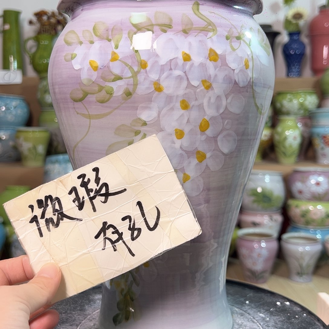 景德镇陶瓷花盆花器瑕123