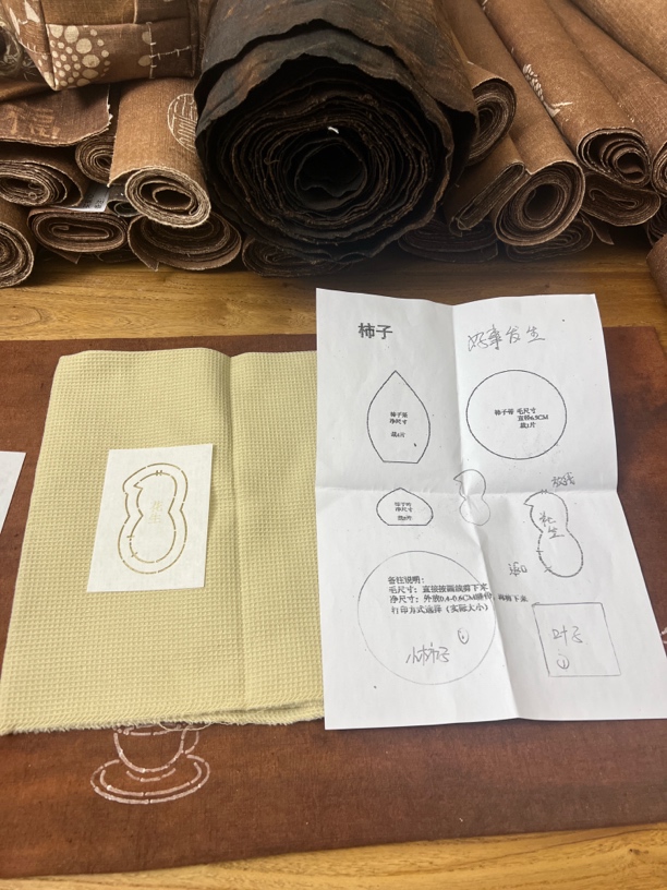 柿子花生布 布艺花生 诺诺手作 布艺手工 手工diy中国风