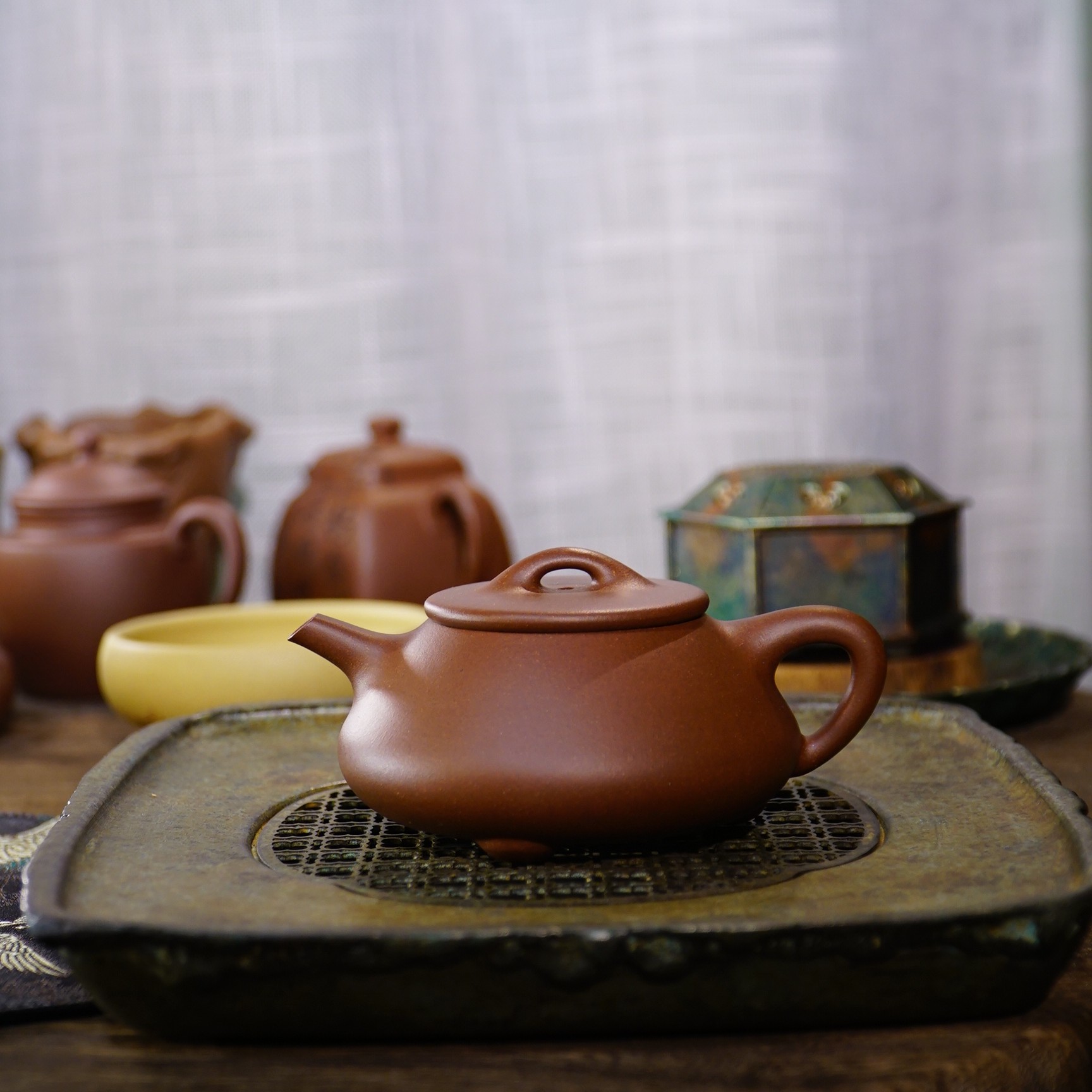 150cc左右大蕴硕瓢 石瓢 小品 老紫泥