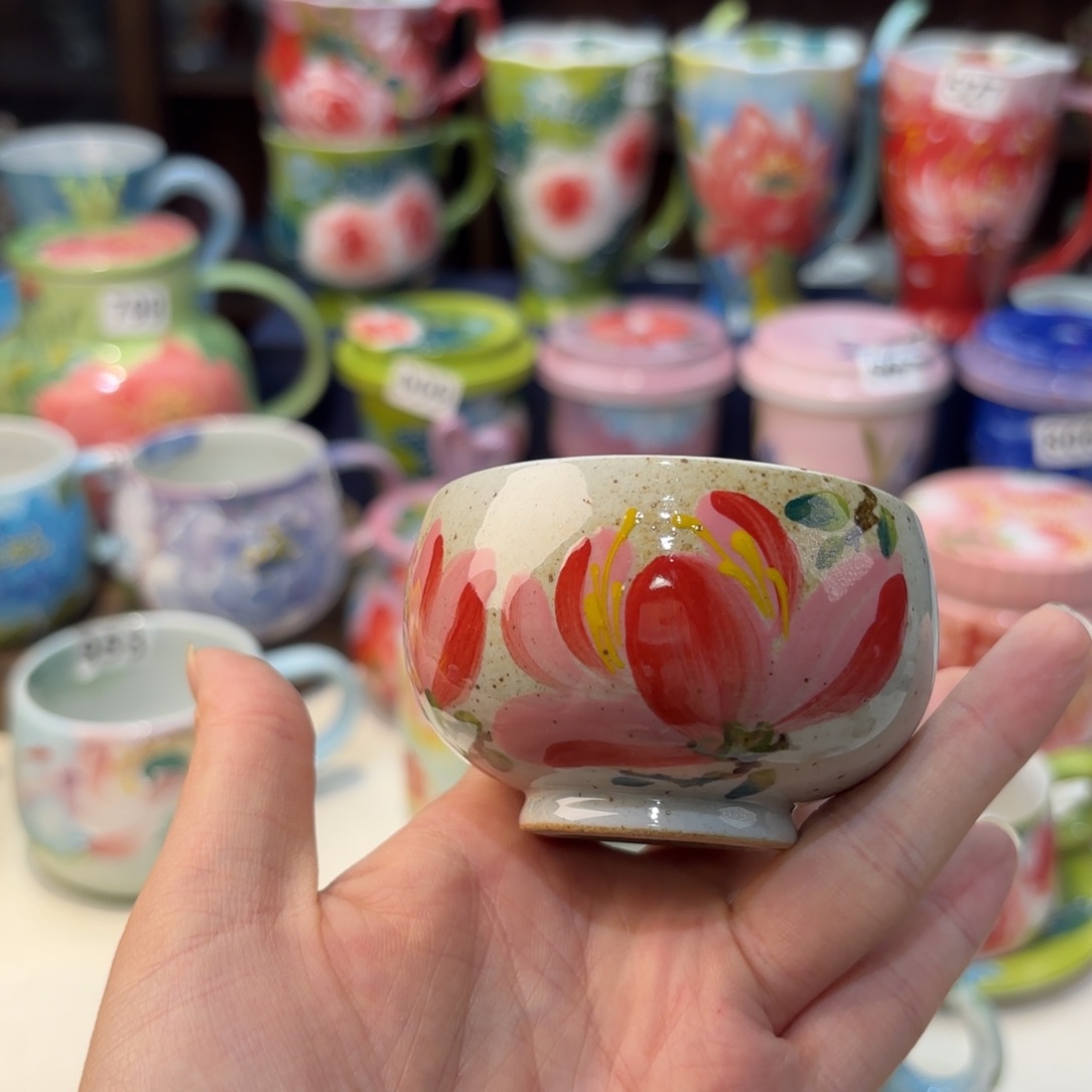 瓷片景德镇手绘高温釉下彩陶瓷茶具