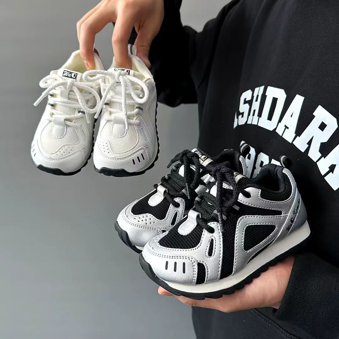 2026春季新款儿童休闲运动鞋男童阿甘鞋女童网鞋默认瑕疵完美慎拍