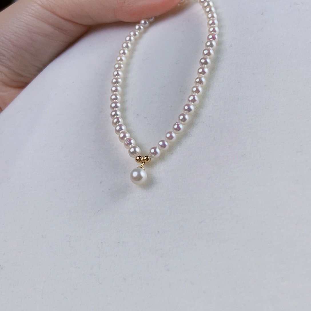 淡水珍珠手绳银S925镶嵌