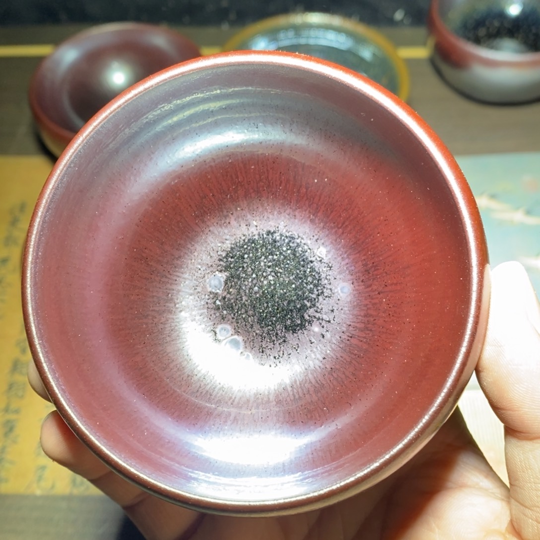 ****友建盏龙窑柴烧手工
